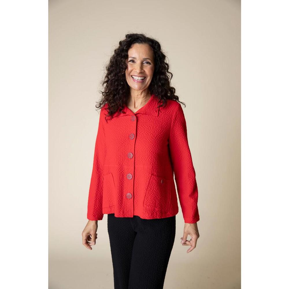 Pucker Weave Statement Jacket